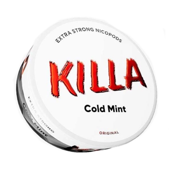Killa Nicotine Pouches Cold Mint 16mg - Χονδρική